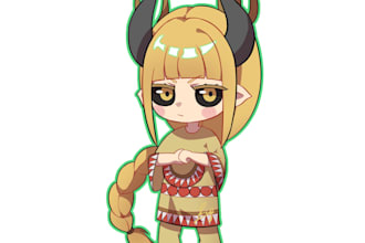 draw chibi anime for you