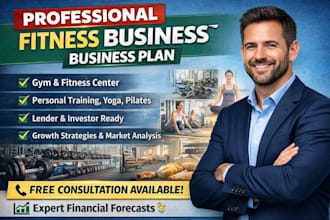 gym personal training yoga website pilates studio fitness center business plan