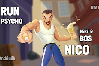 drowing design gaming youtube thumbnails poster