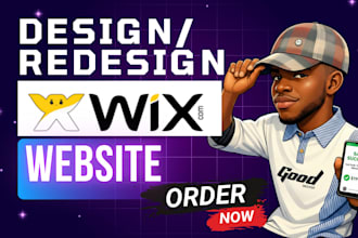 design redesign wix landing page website development wix velo studio design