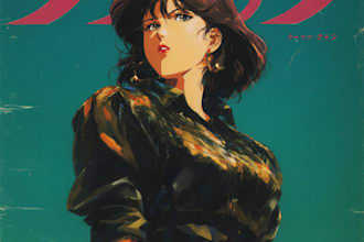 make a anime single cover 90s anime album cover