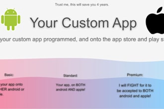 get your app on the apple appstore and google play store