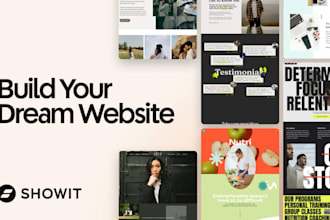 update showit, redesign showit website customize showit template and development
