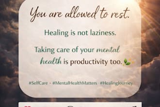 craft inspirational self care and mindset instagram content