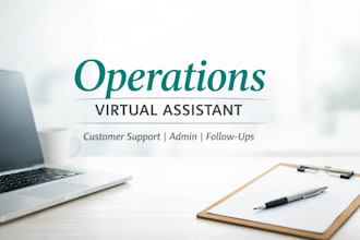 your VA for customer support and admin tasks