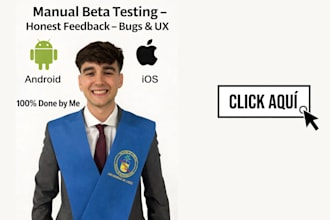manually test and feedback your android or ios app