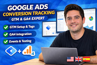 setup google ads conversion tracking with GTM and ga4