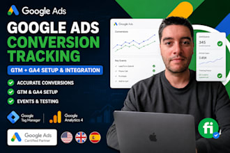 setup google ads conversion tracking with GTM and ga4