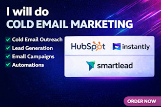 do cold email marketing by using instantly and smartlead