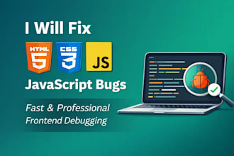 fix HTML CSS and javascript issues on your website