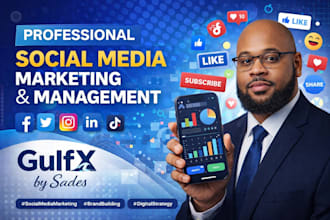 be your social media marketing manager and content creator