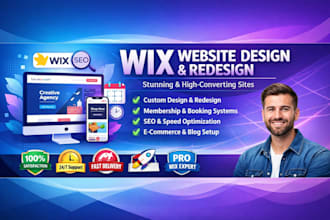 redesign wix website design wix website edit fix wix website update wix website