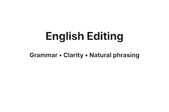 edit and proofread your writing