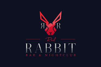design a premium bar, nightclub, and lounge logo with modern branding