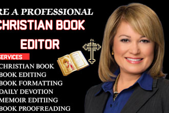 proofread christian book editing formatting devotional journal book editor