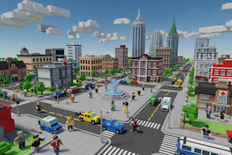 build full roblox simulator, tycoon game with roblox model, weapon, map building