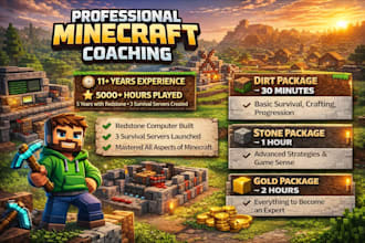 be your minecraft coach