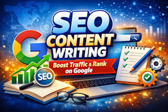 write SEO optimized content and engaging copywriting for your brand