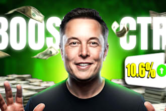design viral high CTR youtube thumbnails