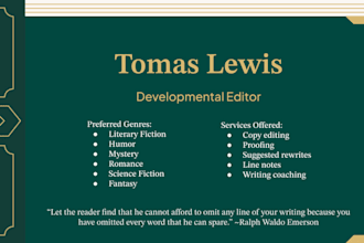 help you develop your manuscript