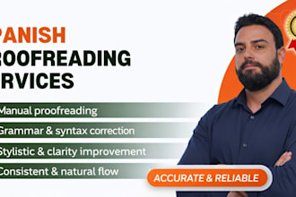 provide spanish proofreading and style correction