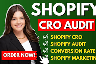 do shopify cro conversion rate optimization  cro audit to increase conversion