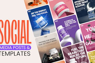 create custom and user centric social media templates