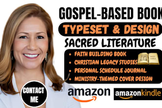 do christian, inspiration book formatting and design on amazon KDP