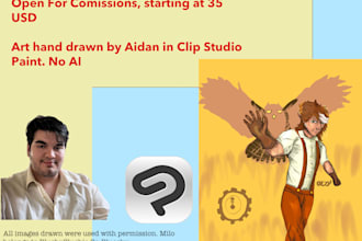 create a digital illustration no ai