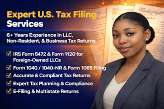file foreign owned llc tax returns 1120 5472 1065 1040 for llc single member llc