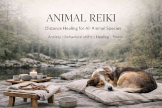 perform distance reiki healing for your animal companion