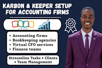 setup karbon and keeper for automated bookkeeping workflows