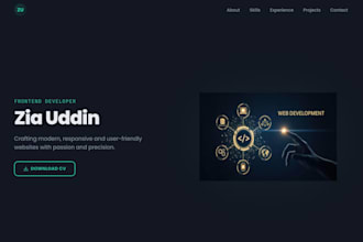 build a modern responsive react website