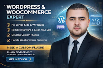fix wordpress woocommerce errors, bugs, and remove malware