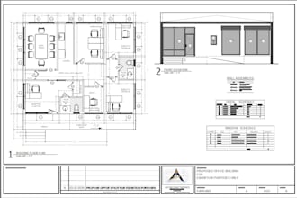 create clean drawings according to client sketches and scope