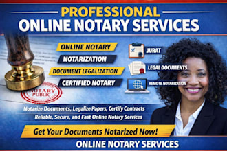 notarize your documents online USA and international