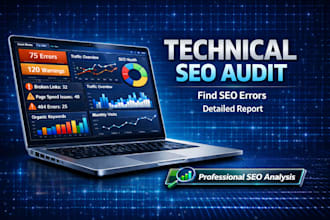 do complete technical SEO audit with actionable report
