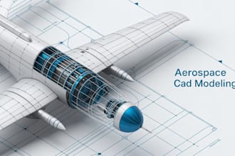 create professional aerospace cad modeling for aircraft and uav parts