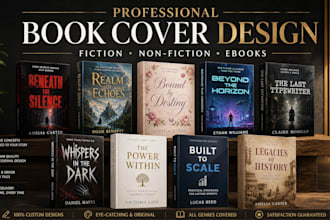 design a book cover design that sells for amazon KDP, ebook and paperback