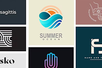 design a modern logo and branding package