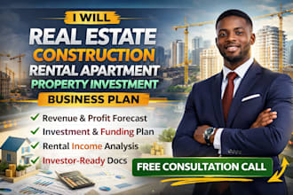real estate construction rental apartment property investment business plan
