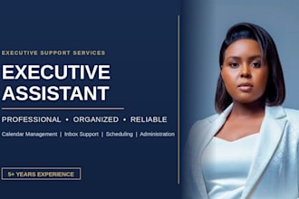 be your executive virtual assistant for business support