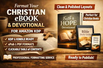 christian book formatting, ebook formatting, book formatting, ebook formatting