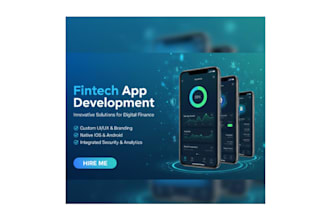 create fintech app, digital banking app, payment system or crypto wallet