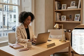 check emails, be a virtual support assistant