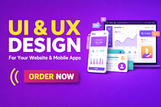design ui and ux for your website and mobile apps