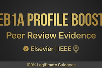 help you build eb1a profile with peer review evidence elsevier ieee