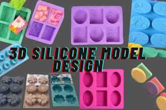 design 3d silicone mold 3d cad model design printable plastic soap mold stl file