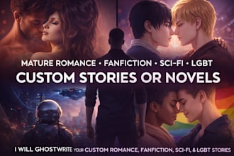 lgbt ghostwrite your romance or fiction ebook, novel or kindle story