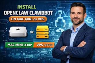 set up install openclaw clawdbot set up open claw clawdbot on mac mini, vps